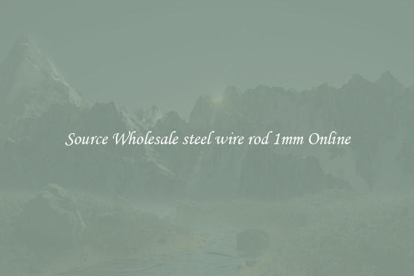 Source Wholesale steel wire rod 1mm Online