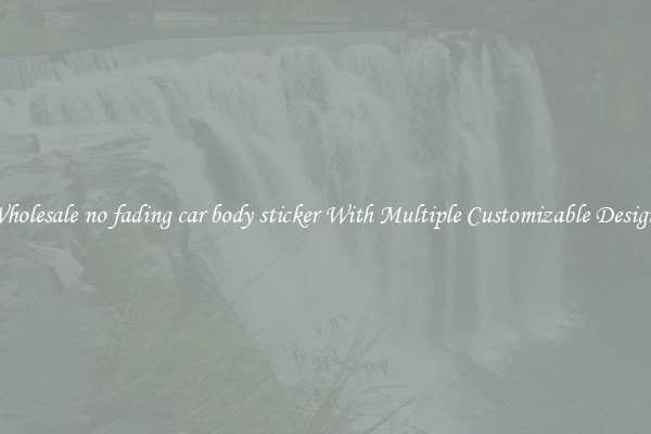 Wholesale no fading car body sticker With Multiple Customizable Designs