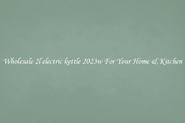 Wholesale 2l electric kettle 2023w For Your Home & Kitchen