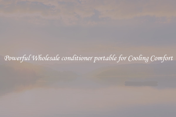 Powerful Wholesale conditioner portable for Cooling Comfort