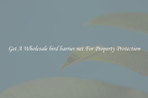 Get A Wholesale bird barrier net For Property Protection