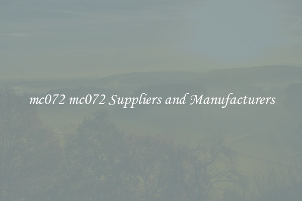 mc072 mc072 Suppliers and Manufacturers