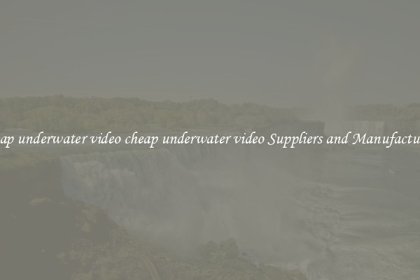 cheap underwater video cheap underwater video Suppliers and Manufacturers