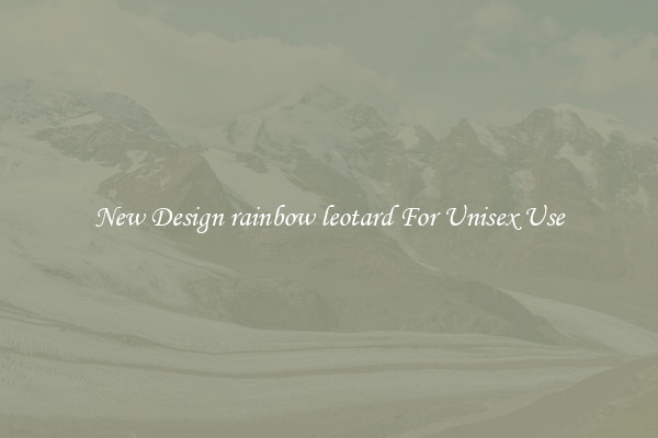 New Design rainbow leotard For Unisex Use