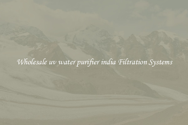 Wholesale uv water purifier india Filtration Systems