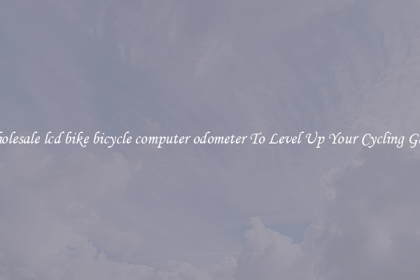 Wholesale lcd bike bicycle computer odometer To Level Up Your Cycling Game