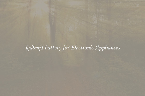 lgdbmj1 battery for Electronic Appliances